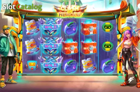 Скрин2. Clash of Heroes слот