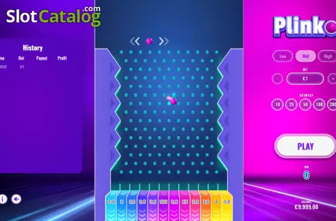 Скрин3. Plinko (Ela Games) слот