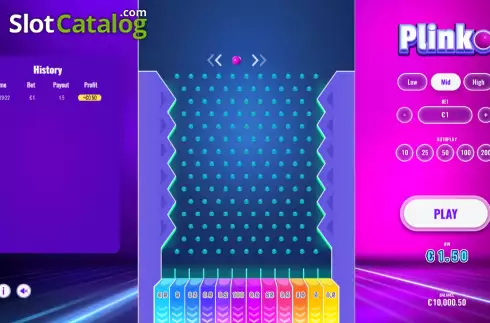 Скрин5. Plinko (Ela Games) слот