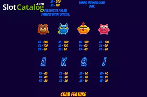 Скрин6. Slot Crab слот