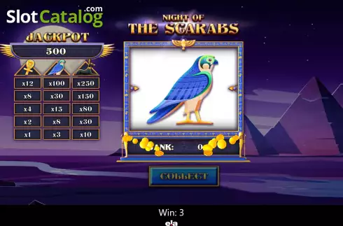 Скрин5. Night Of The Scarabs слот