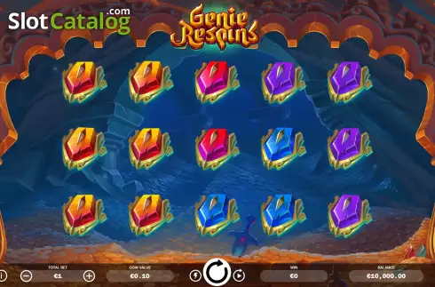 Скрин3. Genie Respins слот