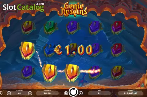 Скрин4. Genie Respins слот