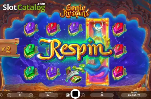 Скрин5. Genie Respins слот