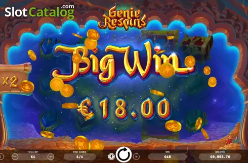 Скрин6. Genie Respins слот