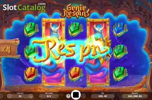 Скрин8. Genie Respins слот