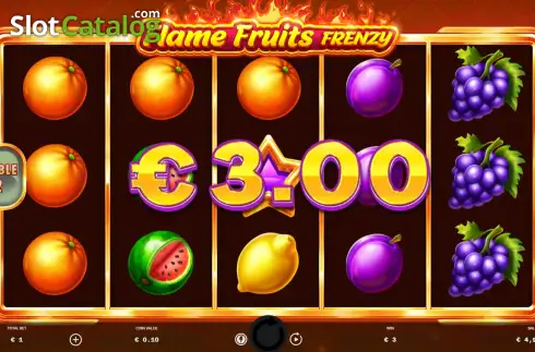 Скрин3. Flame Fruits Frenzy слот