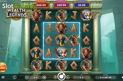Скрин2. Wealth of Legends слот