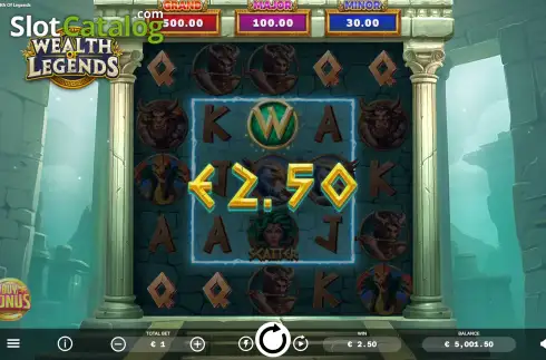 Скрин3. Wealth of Legends слот
