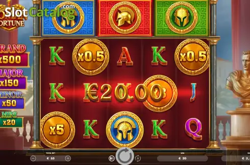 Скрин3. Roman Fortune слот