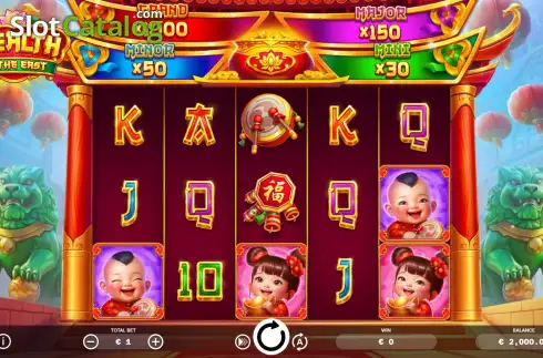 Скрин2. Wealth of the East слот