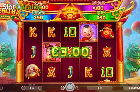 Скрин3. Wealth of the East слот