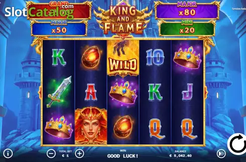 Скрин2. King and Flame слот
