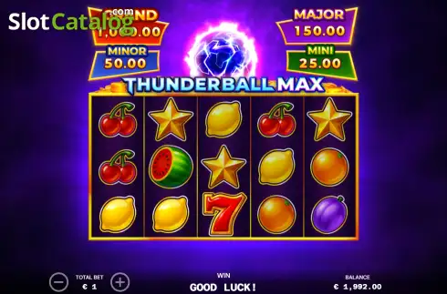 Скрин2. Thunderball Max слот