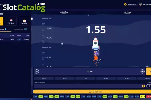 Скрин2. Rocketman (Elbet) слот