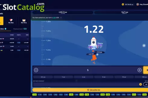 Скрин3. Rocketman (Elbet) слот
