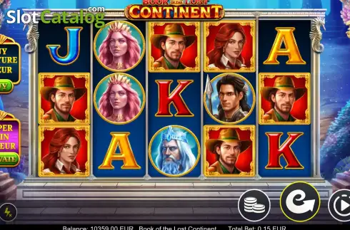 Скрин2. Book of the Lost Continent слот