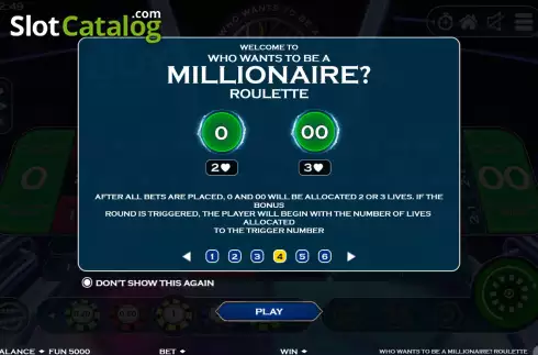 Скрин5. Who Wants To Be A Millionaire Roulette (Electric Elephant) слот
