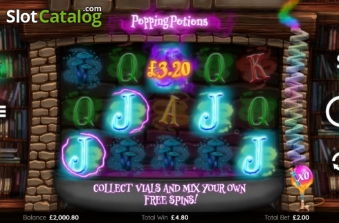 Скрин4. Popping Potions слот