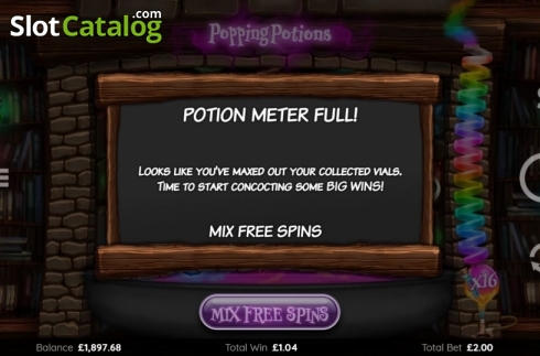 Скрин6. Popping Potions слот