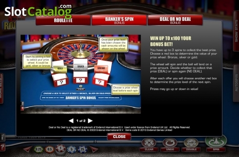 Скрин5. Deal Or No Deal Roulette слот