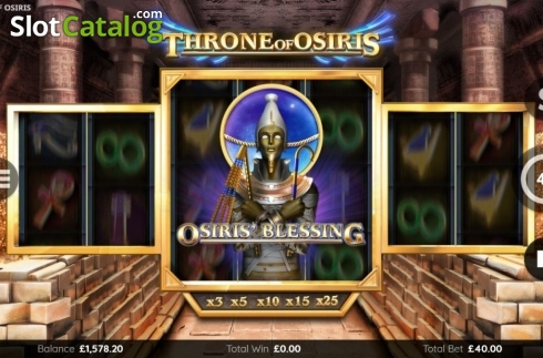 Скрин6. Throne of Osiris слот