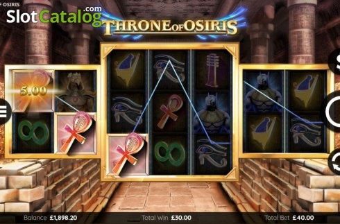Скрин5. Throne of Osiris слот