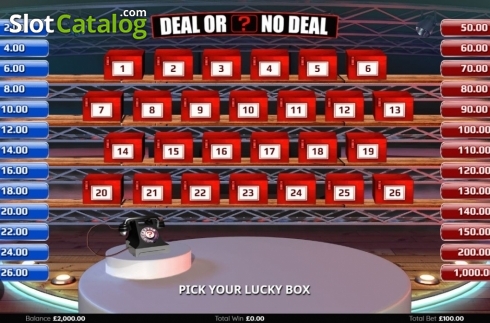 Скрин2. Deal Or No Deal (Endemol Games) слот