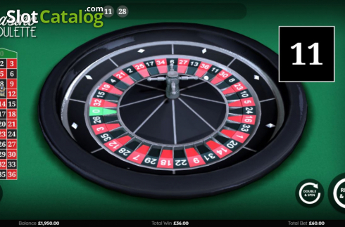 Скрин4. Casino Roulette (Endemol Games) слот