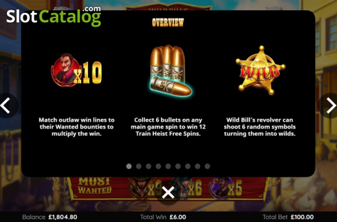 Скрин7. Wild Bills Bounties слот
