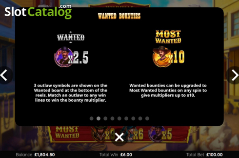 Скрин8. Wild Bills Bounties слот