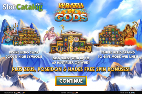 Скрин2. Wrath of Gods слот
