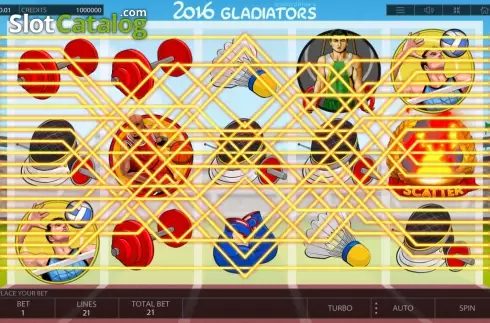 Скрин7. 2016 Gladiators слот