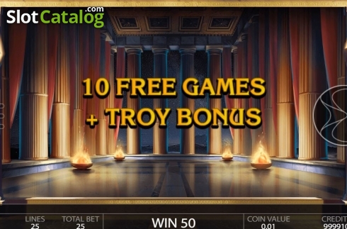 Скрин5. Ancient Troy слот