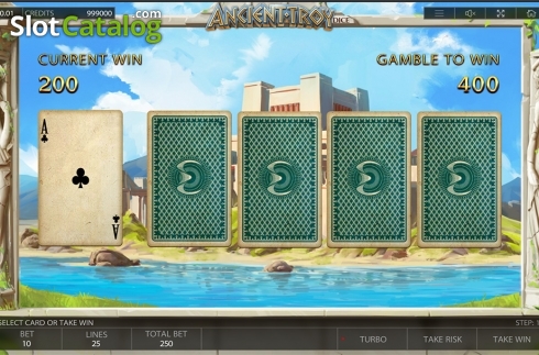 Скрин5. Ancient Troy Dice слот