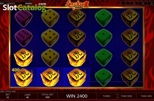 Скрин3. Lucky Dice 1 слот