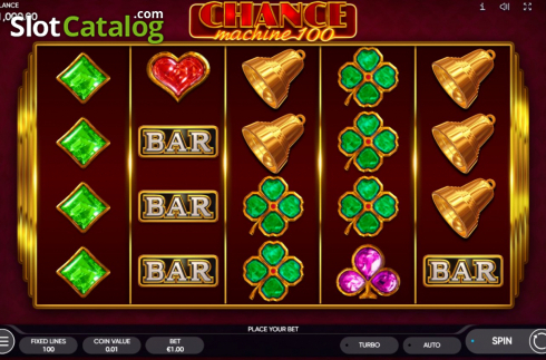 Скрин2. Chance Machine 100 слот