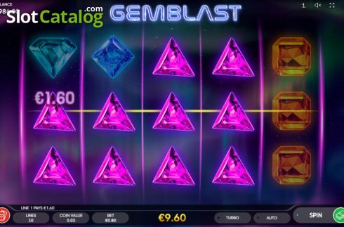 Скрин5. Gemblast (Endorphina) слот