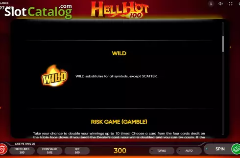 Скрин6. Hell Hot 100 слот