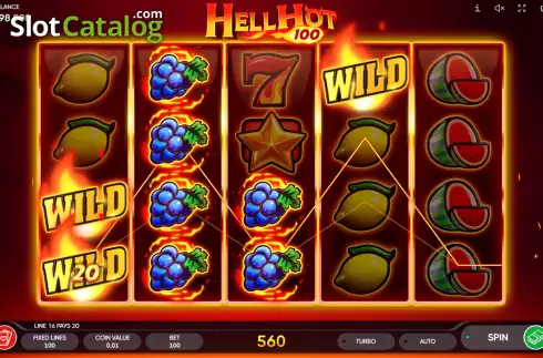 Скрин3. Hell Hot 100 слот