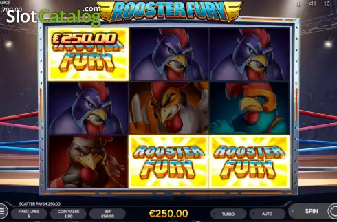 Скрин5. Rooster Fury слот