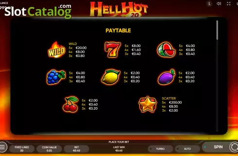 Скрин7. Hell Hot 20 слот