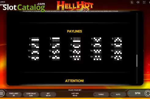 Скрин8. Hell Hot 20 слот