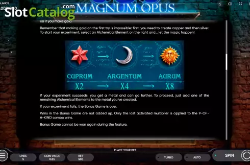 Скрин7. Magnum Opus слот