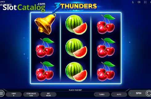 Скрин2. 3 Thunders слот