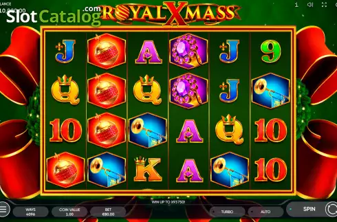 Скрин2. Royal Xmass слот
