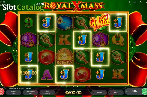 Скрин5. Royal Xmass слот