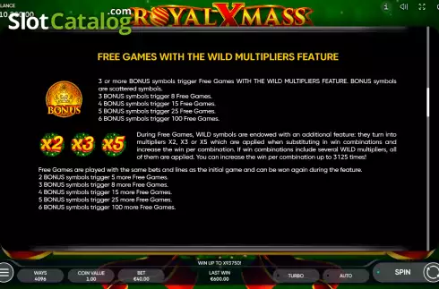 Скрин7. Royal Xmass слот