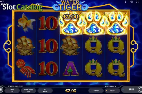 Скрин6. Water Tiger слот