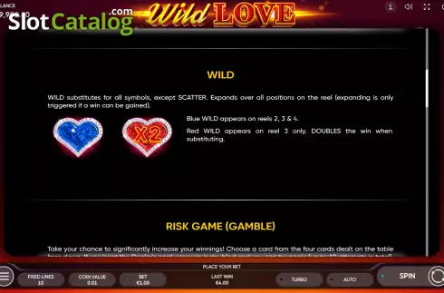 Скрин7. Wild Love слот